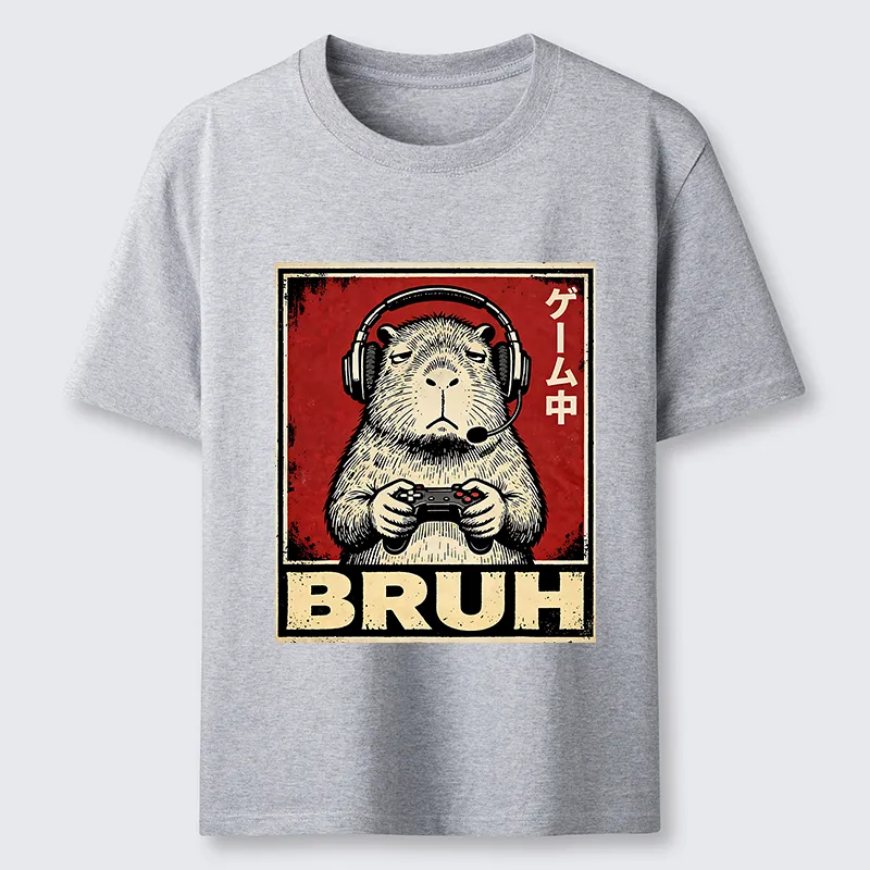 Tokyo-Tiger Funny Capybara Playing Games Classic T-Shirt
