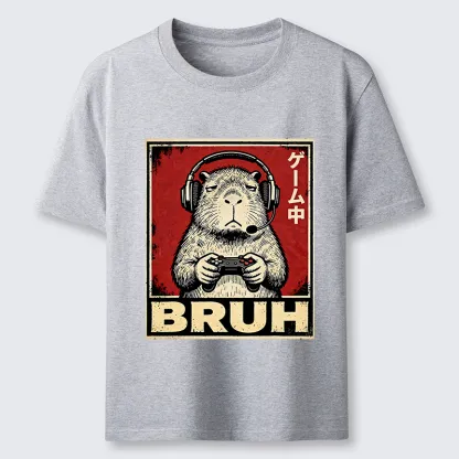 Tokyo-Tiger Funny Capybara Playing Games Classic T-Shirt