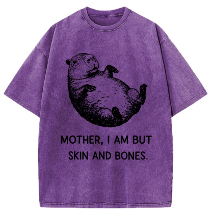 Tokyo-Tiger Built Different (Mostly Round) Washed T-Shirt