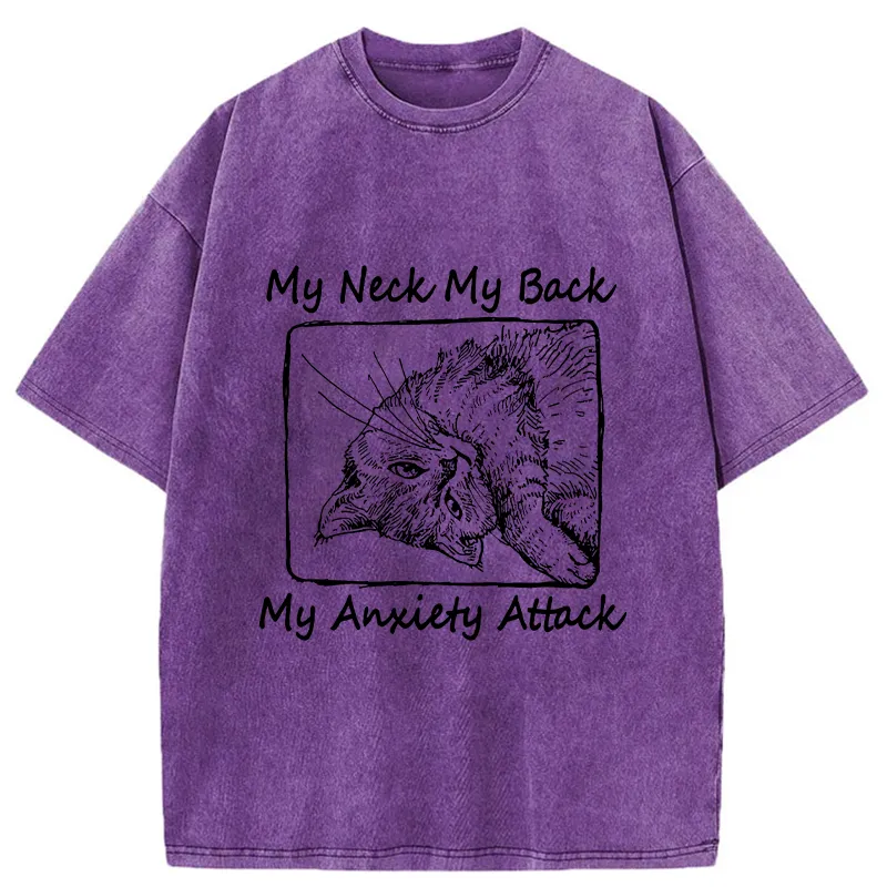 Tokyo-Tiger Cat That Has Lost All Will To Live Washed T-Shirt