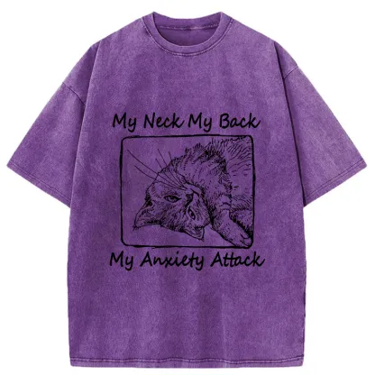 Tokyo-Tiger Cat That Has Lost All Will To Live Washed T-Shirt