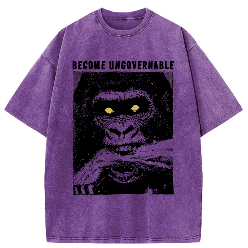 Tokyo-Tiger Uncontrollable Gorilla Washed T-Shirt