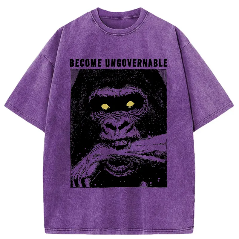 Tokyo-Tiger Uncontrollable Gorilla Washed T-Shirt