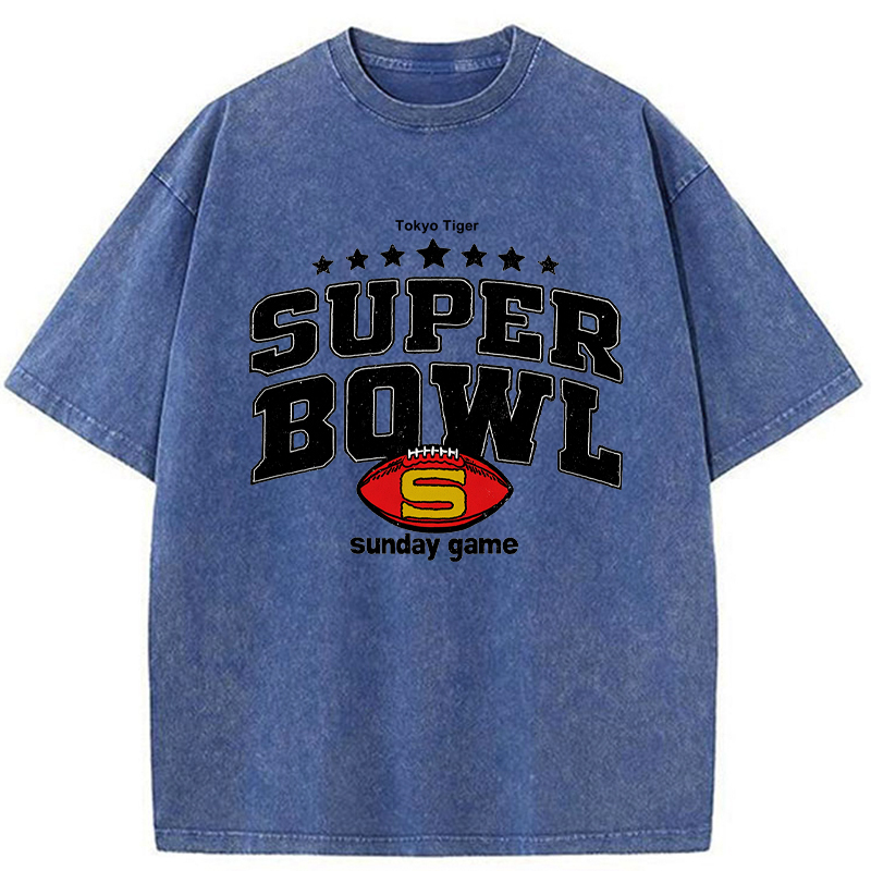 Tokyo-Tiger The Sunday Game Washed T-Shirt