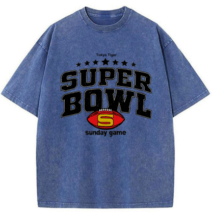 Tokyo-Tiger The Sunday Game Washed T-Shirt