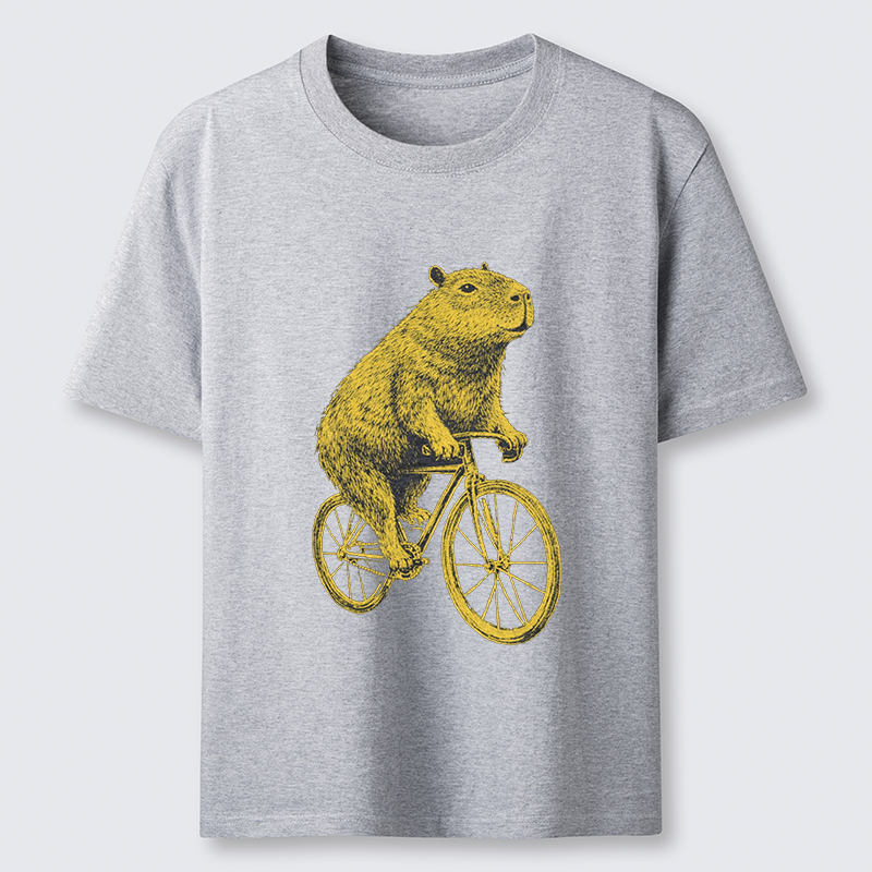 Tokyo-Tiger Funny Capybara On A Bike Classic T-Shirt