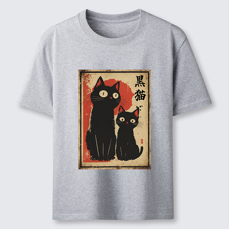 Tokyo-Tiger Two Black Cats Classic T-Shirt
