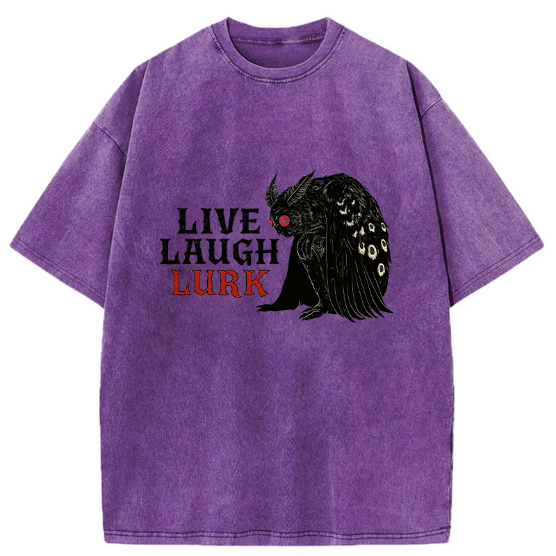 Tokyo-Tiger Mothman In The Shadows Washed T-Shirt