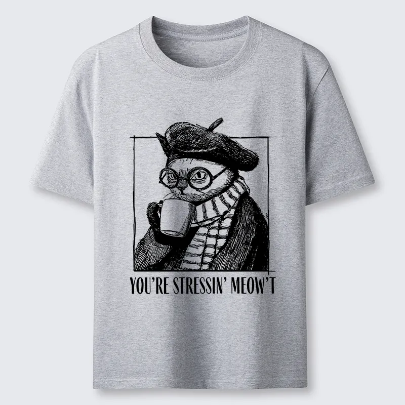 Tokyo-Tiger Cat Café：Sip, Don’t Stress Classic T-Shirt