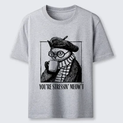 Tokyo-Tiger Cat Café：Sip, Don’t Stress Classic T-Shirt