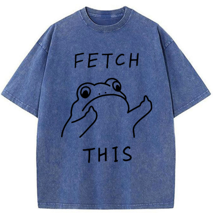 Tokyo-Tiger Fetch This Frog Washed T-Shirt