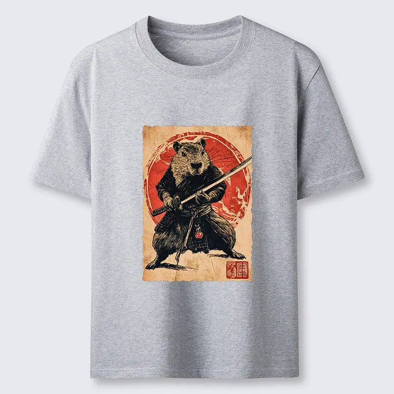 Tokyo-Tiger Samurai Capybara Japan Classic T-Shirt