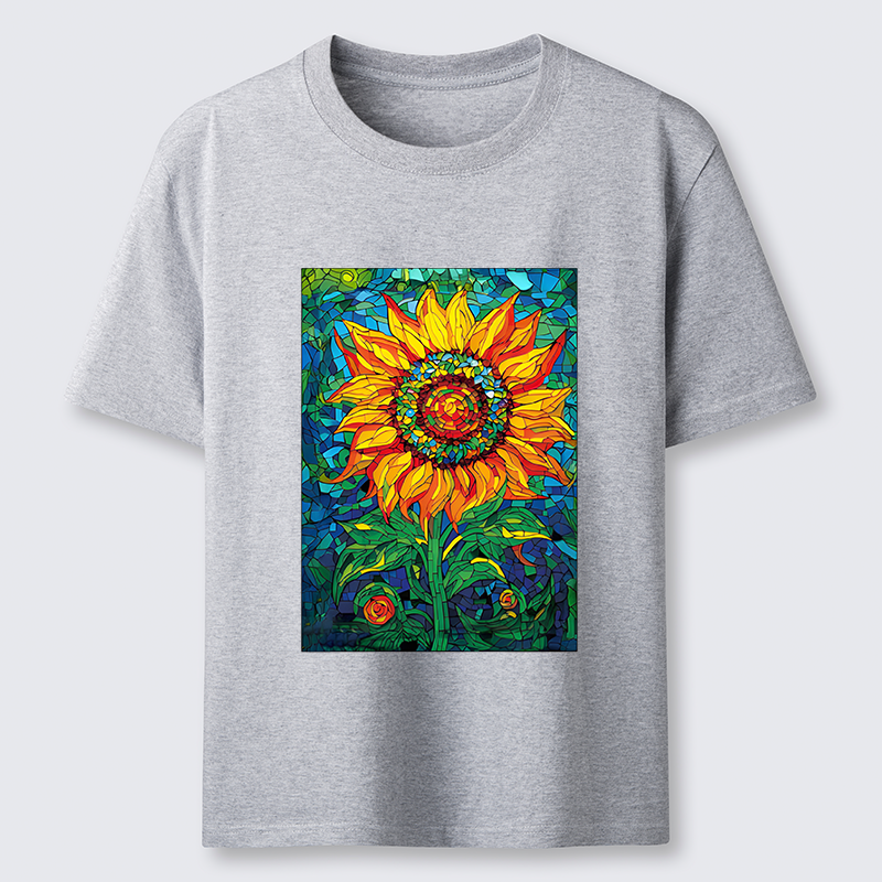 Tokyo-Tiger Colorful Art Sunflower Classic T-Shirt