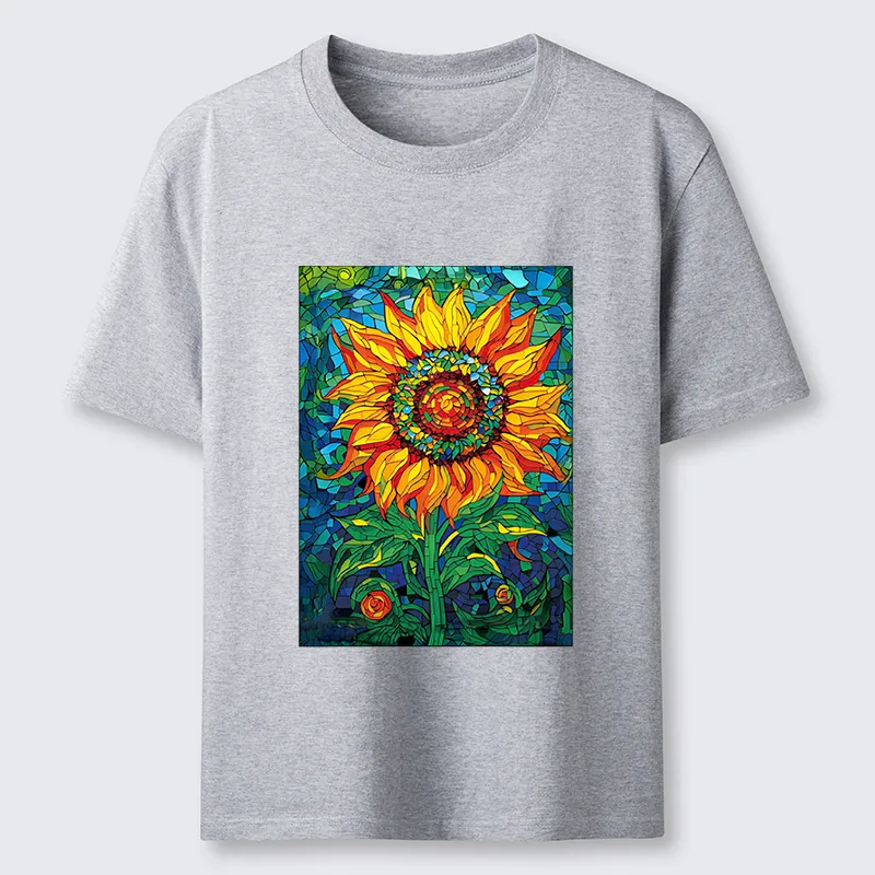 Tokyo-Tiger Colorful Art Sunflower Classic T-Shirt