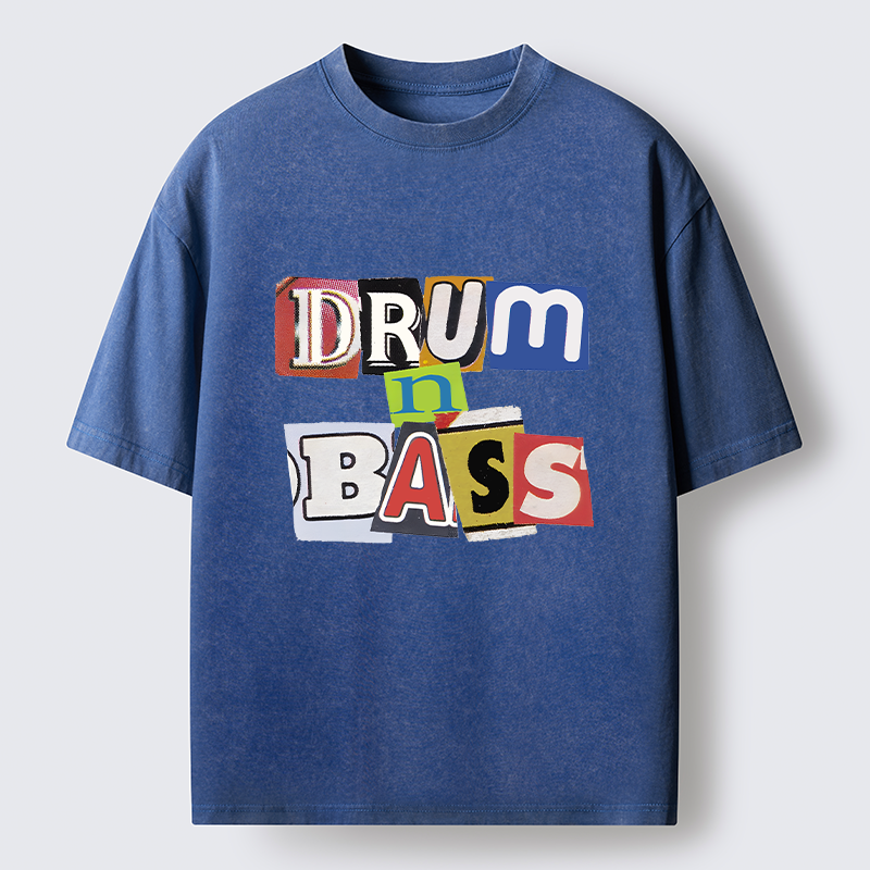 Tokyo-Tiger Drum n Bass Washed T-Shirt