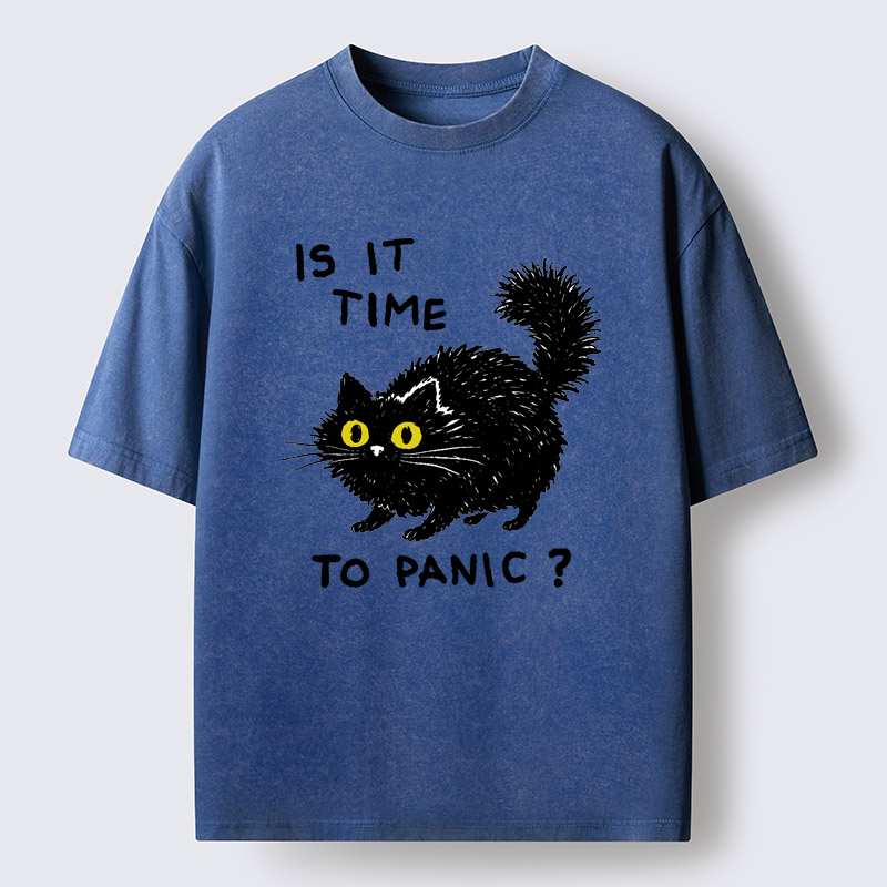 Tokyo-Tiger Is It Time To Panic Washed T-Shirt