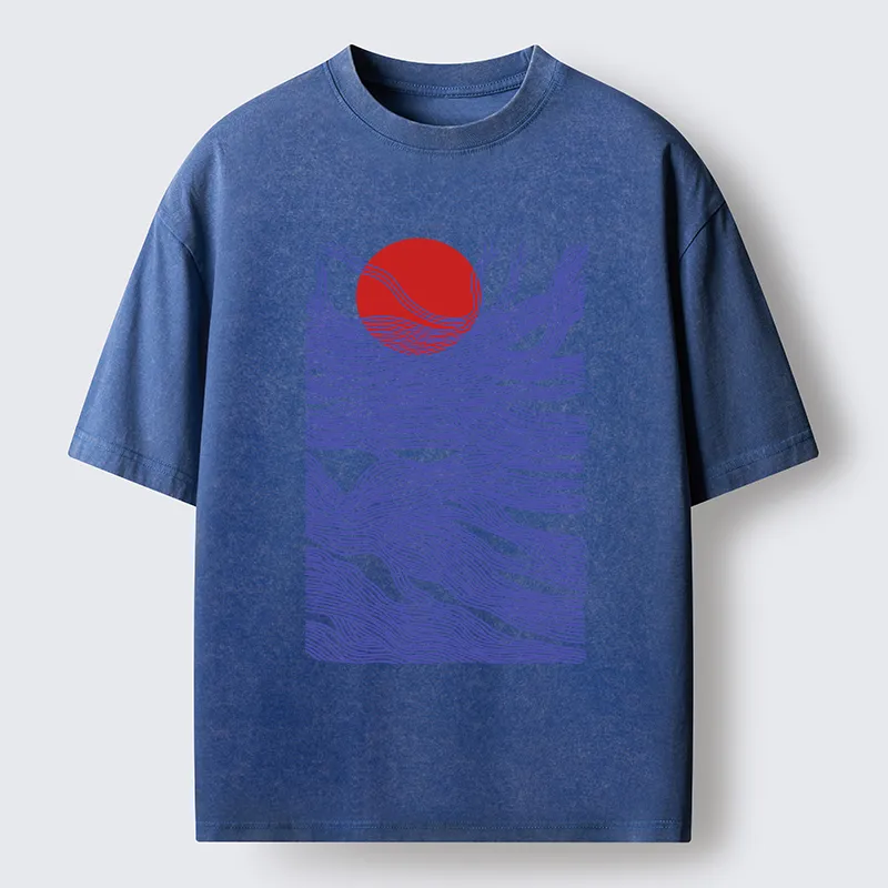 Tokyo-Tiger Branches And The Sun Washed T-Shirt