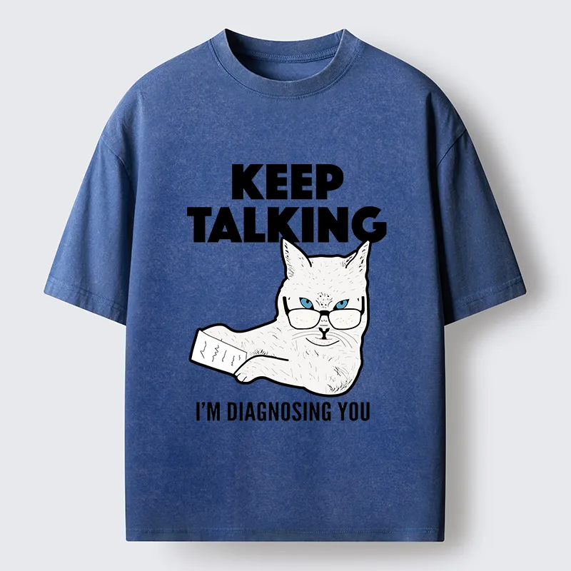 Tokyo-Tiger Diagnosing Your Problem Now Washed T-Shirt