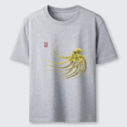 Tokyo-Tiger Retro Octopus Japanese Classic T-Shirt