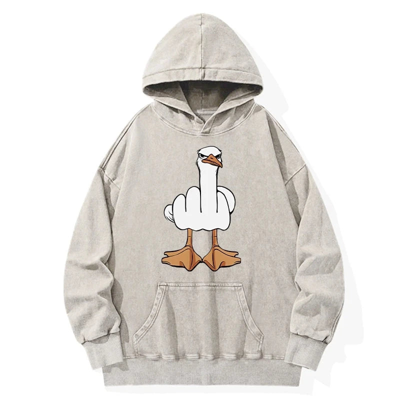 Tokyo-Tiger Funny Duck You Washed Hoodie