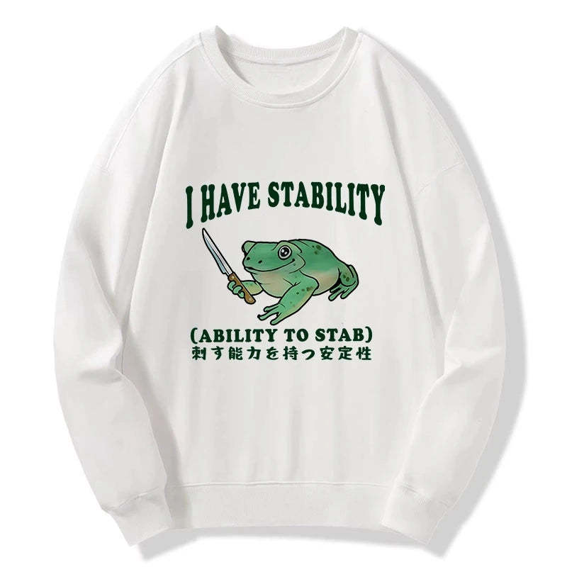 Tokyo-Tiger Mentally Stable Assassin Frog Sweatshirt Sale