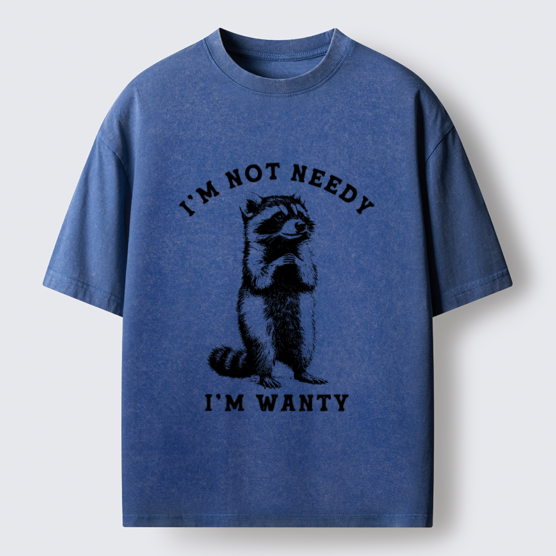 Tokyo-Tiger Raccoon's Prayer Washed T-Shirt