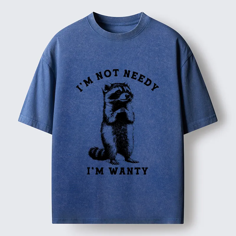 Tokyo-Tiger Raccoon's Prayer Washed T-Shirt