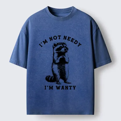 Tokyo-Tiger Raccoon's Prayer Washed T-Shirt