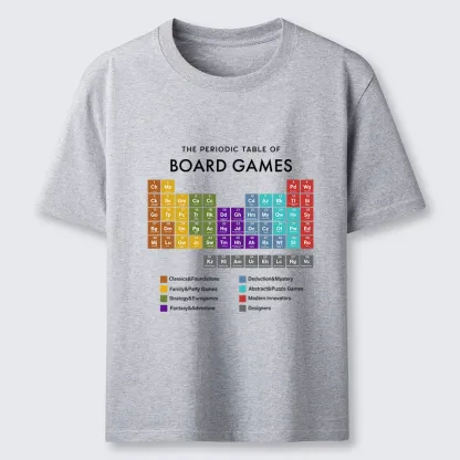 Tokyo-Tiger Periodic Table Of Elements In Board Games Classic T-Shirt