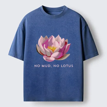 Tokyo-Tiger Zen Lotus Washed T-Shirt