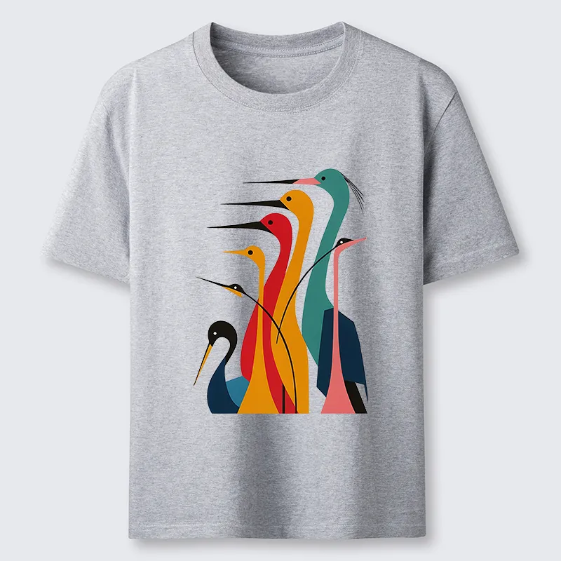 Tokyo-Tiger Various Types Of Cranes Classic T-Shirt