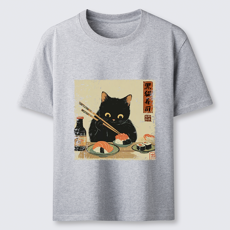 Tokyo-Tiger Meow Sushi Time Classic T-Shirt