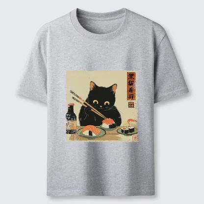 Tokyo-Tiger Meow Sushi Time Classic T-Shirt