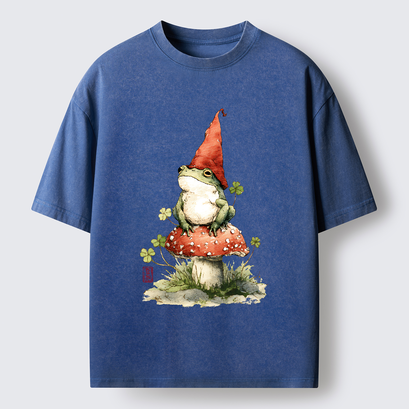 Tokyo-Tiger Not A Leprechaun, Still Lucky Washed T-Shirt