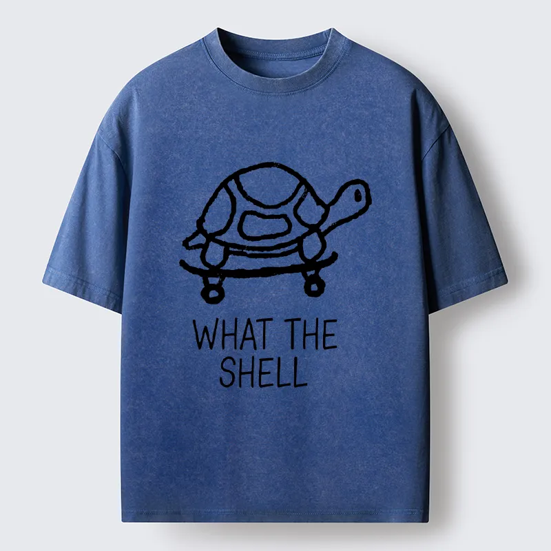Tokyo-Tiger Funny Turtle Washed T-Shirt