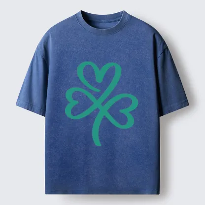 Tokyo-Tiger St. Patrick's Day Minimalist Washed T-Shirt