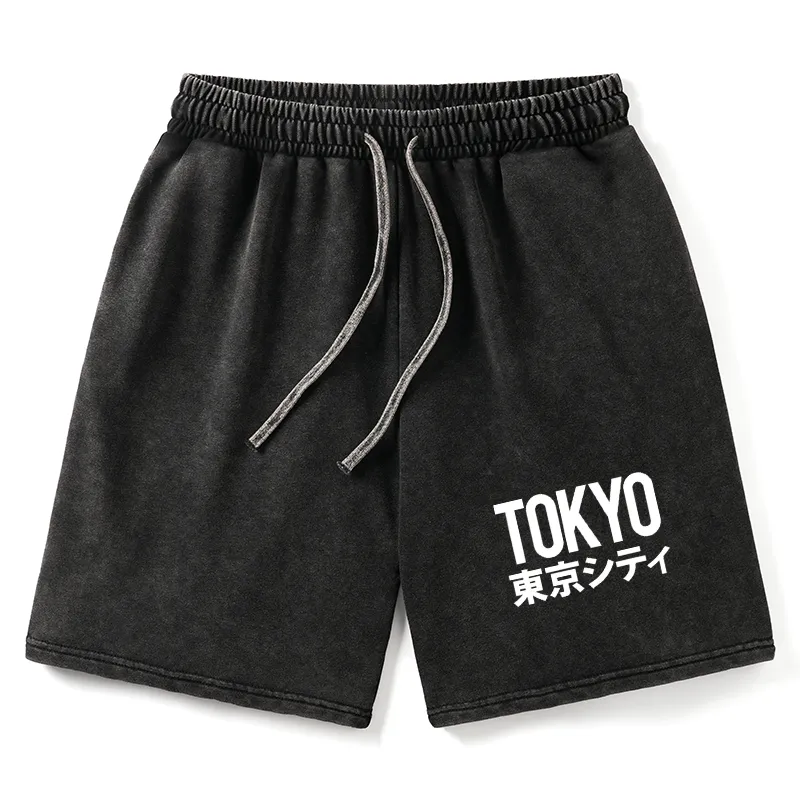 Tokyo-Tiger Tokyo City Washed Shorts