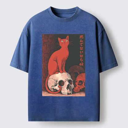 Tokyo-Tiger Still Alive,That’ll Do Washed T-Shirt