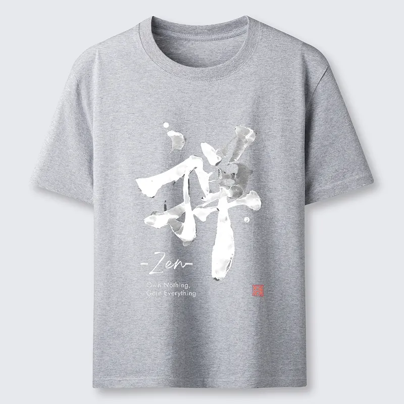 Tokyo-Tiger Tokyo-Tiger Zen Texts Classic T-Shirt