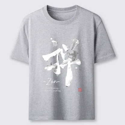 Tokyo-Tiger Tokyo-Tiger Zen Texts Classic T-Shirt
