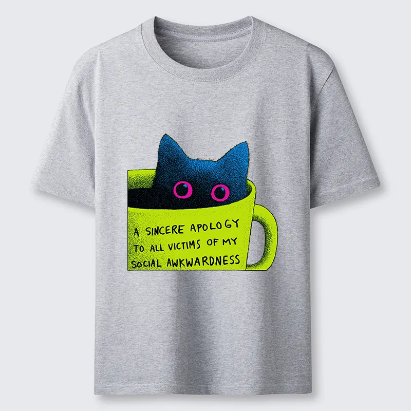 Tokyo-Tiger Social Awkward Cat Classic T-Shirt