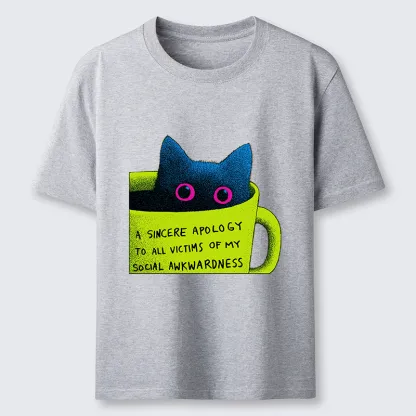 Tokyo-Tiger Social Awkward Cat Classic T-Shirt