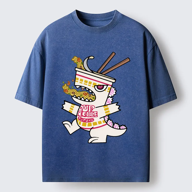 Tokyo-Tiger Ramenzilla Washed T-Shirt