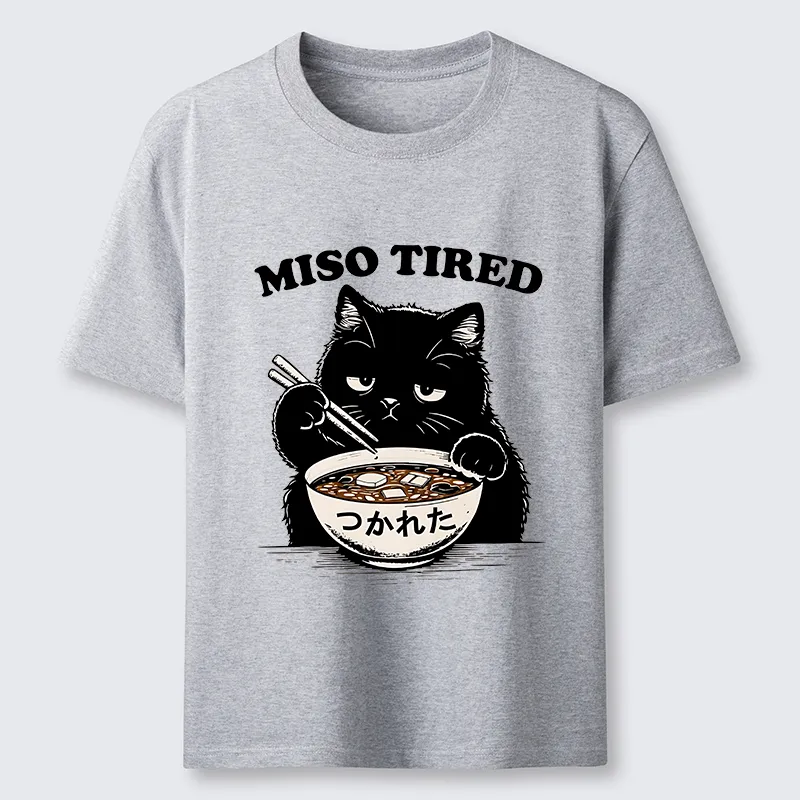 Tokyo-Tiger I Am So Tired Cat Classic T-Shirt