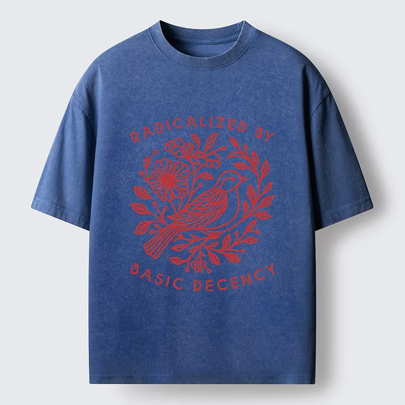 Tokyo-Tiger Pigeon That Was Moved Washed T-Shirt