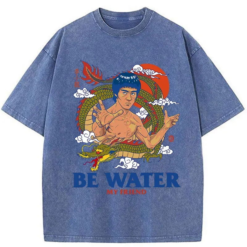 Tokyo-Tiger Kung Fu Superstar Washed T-Shirt