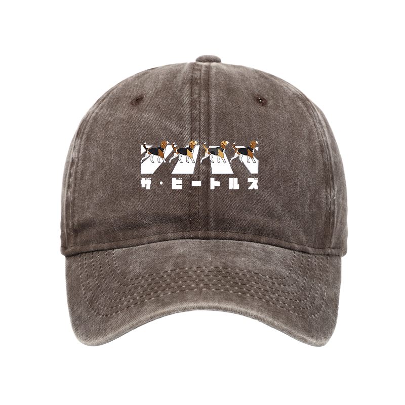 Tokyo-Tiger Walking Beagles Washed Cap