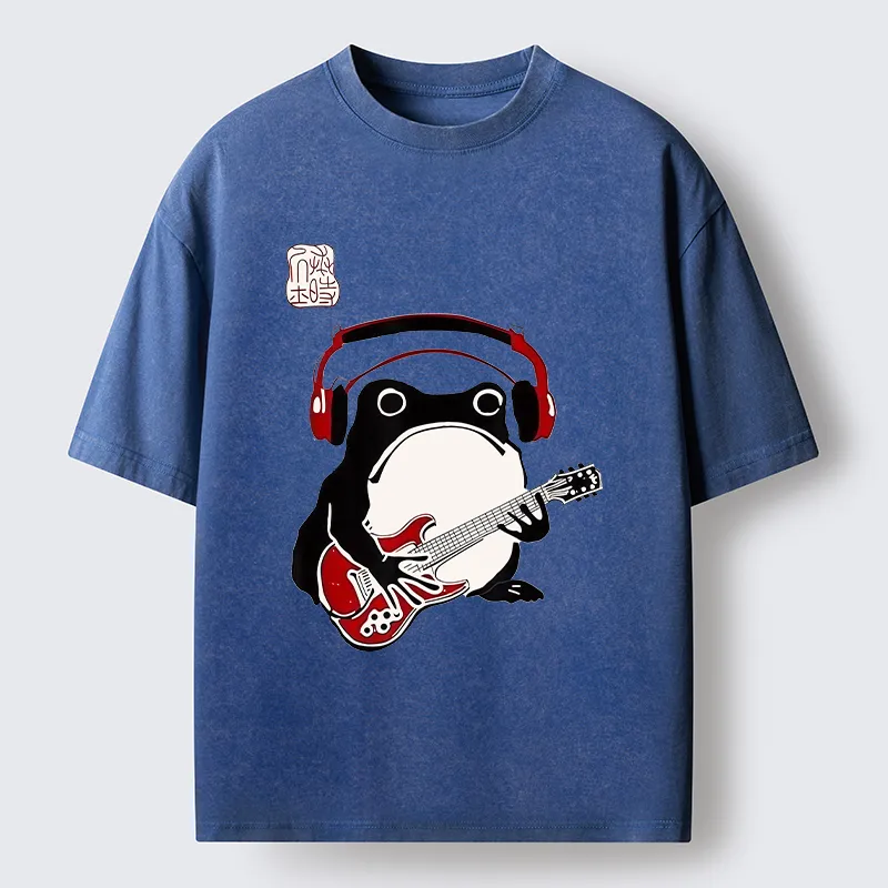 Tokyo-Tiger Rock Frog Washed T-Shirt