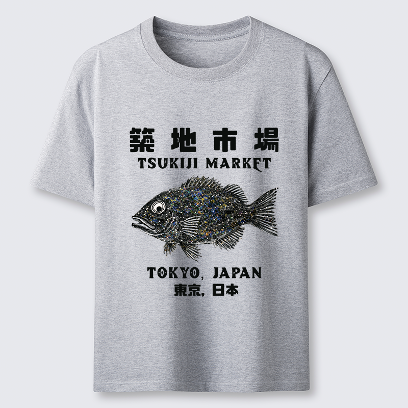 Tokyo-Tiger Tokyo Tsukiji Market Classic T-Shirt
