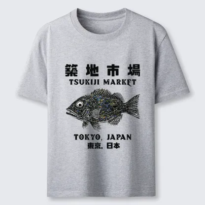 Tokyo-Tiger Tokyo Tsukiji Market Classic T-Shirt